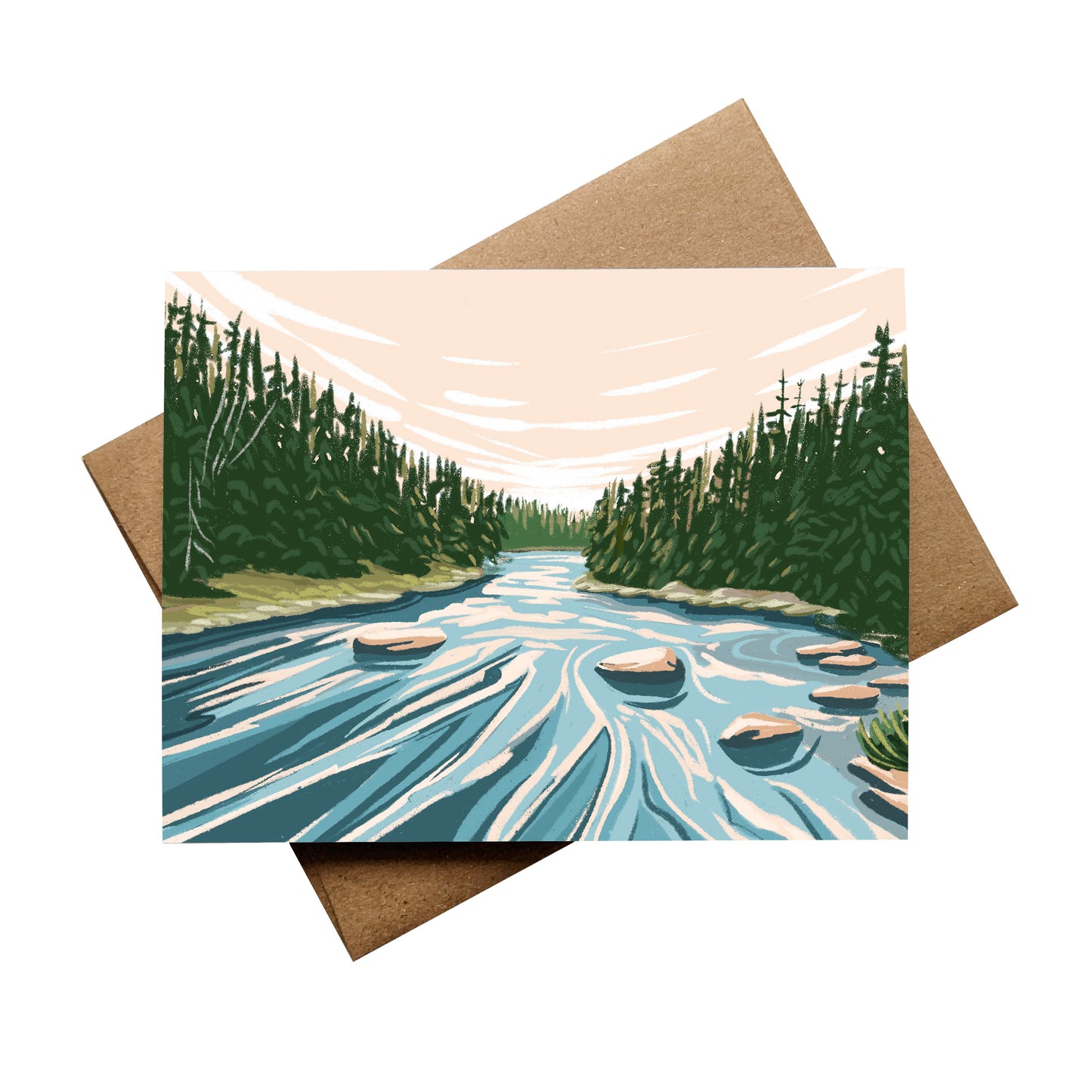 Allagash River, Maine Notecard