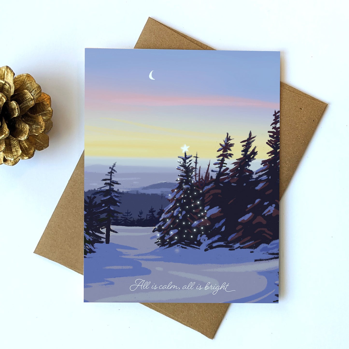 All is Calm, All is Bright Holiday Card