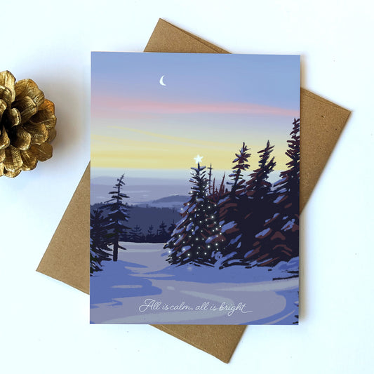 All is Calm, All is Bright Holiday Card
