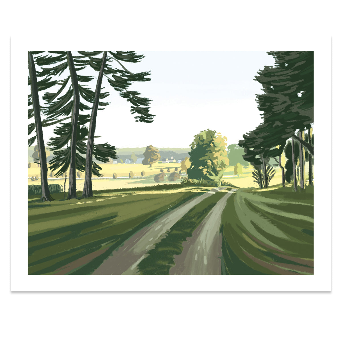 Jack Appleton Print Appleton Farms, Massachusetts Print – Kat Maus Haus Illustration