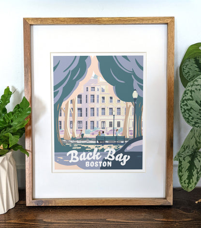 Back Bay, Boston Print