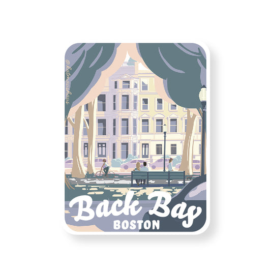 Back Bay, Boston Sticker