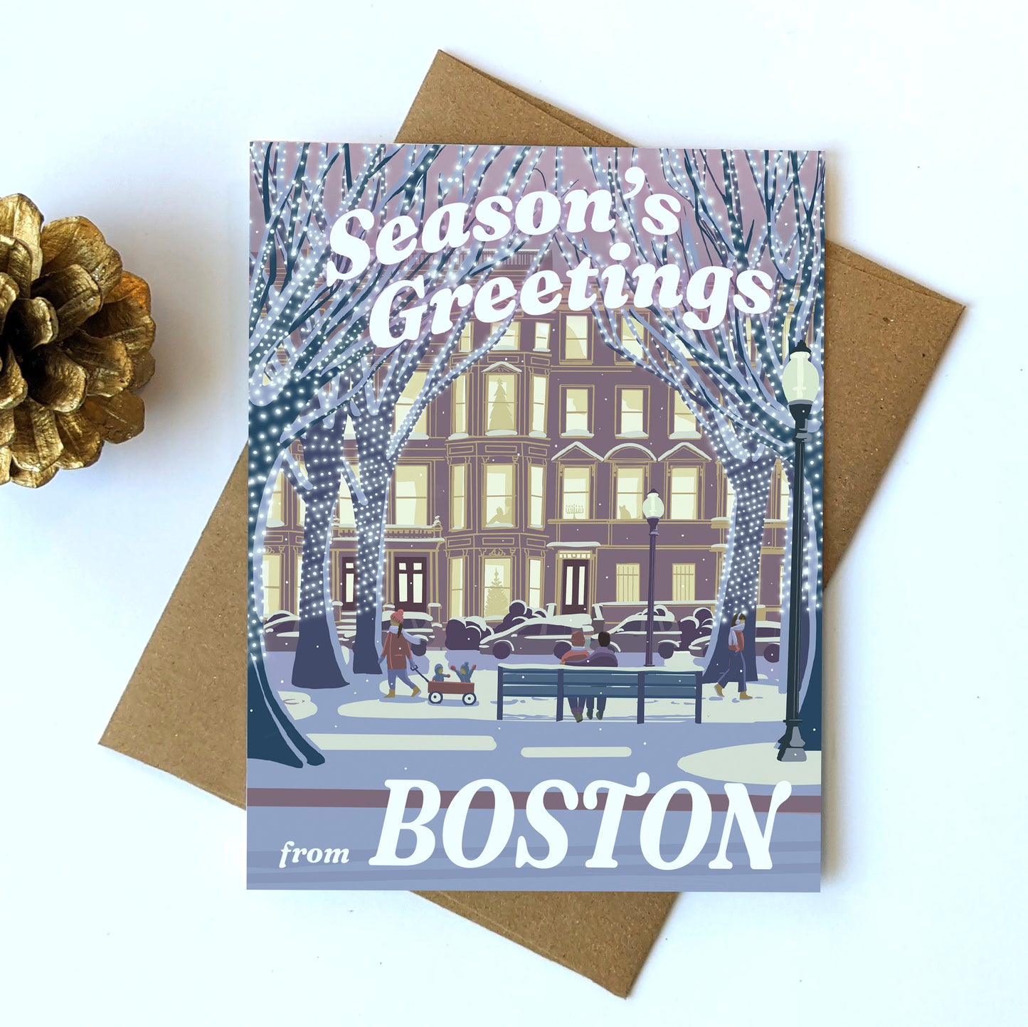 Season's Greetings from Boston Card Set (4 designs)