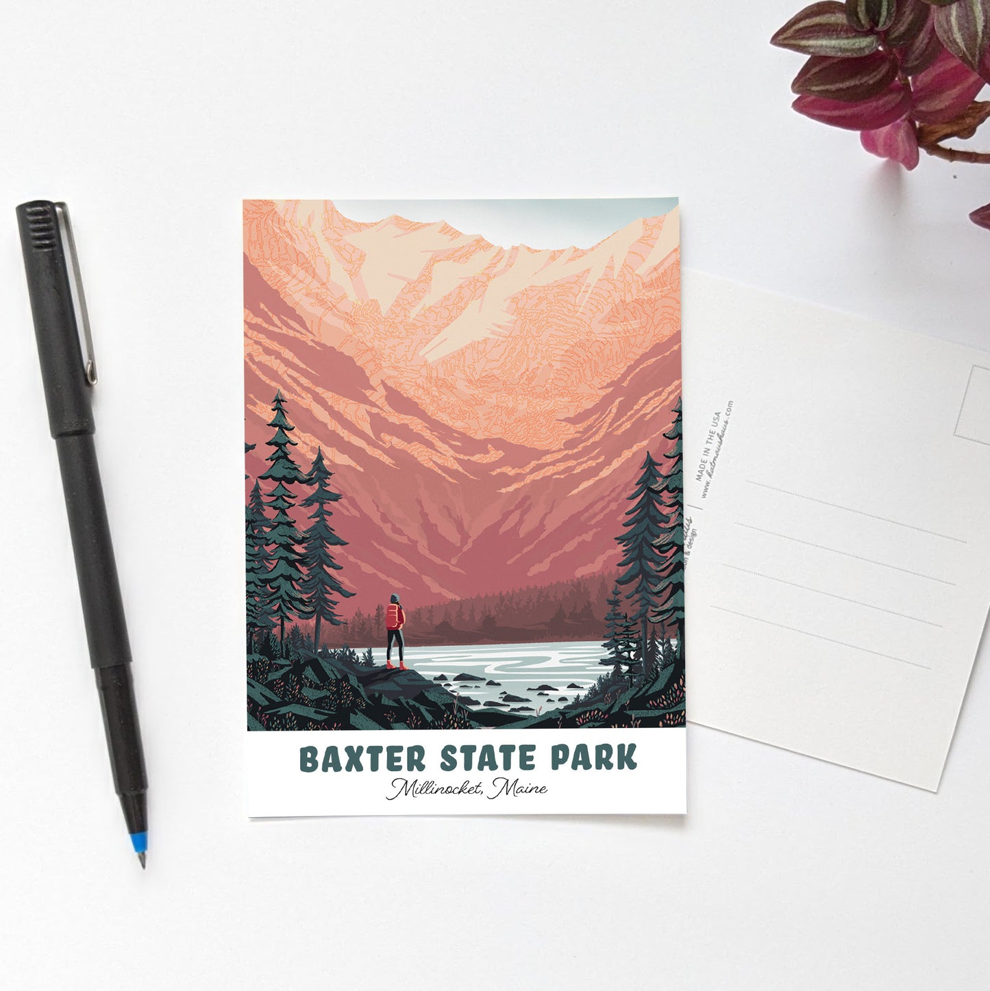 Baxter State Park Postcard