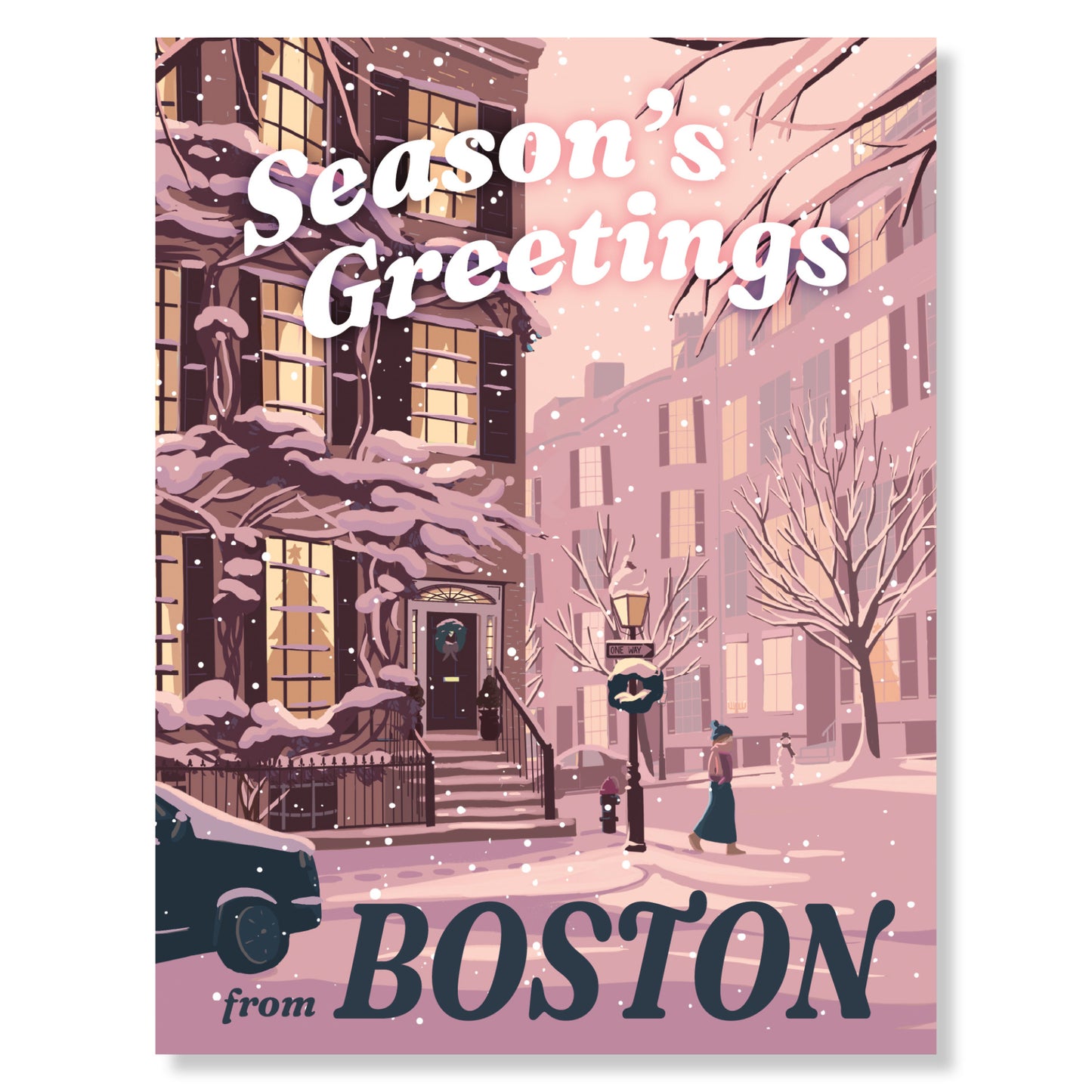 Boston Holiday Card (Beacon Hill)