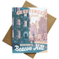 Beacon Hill, Boston Greeting Card