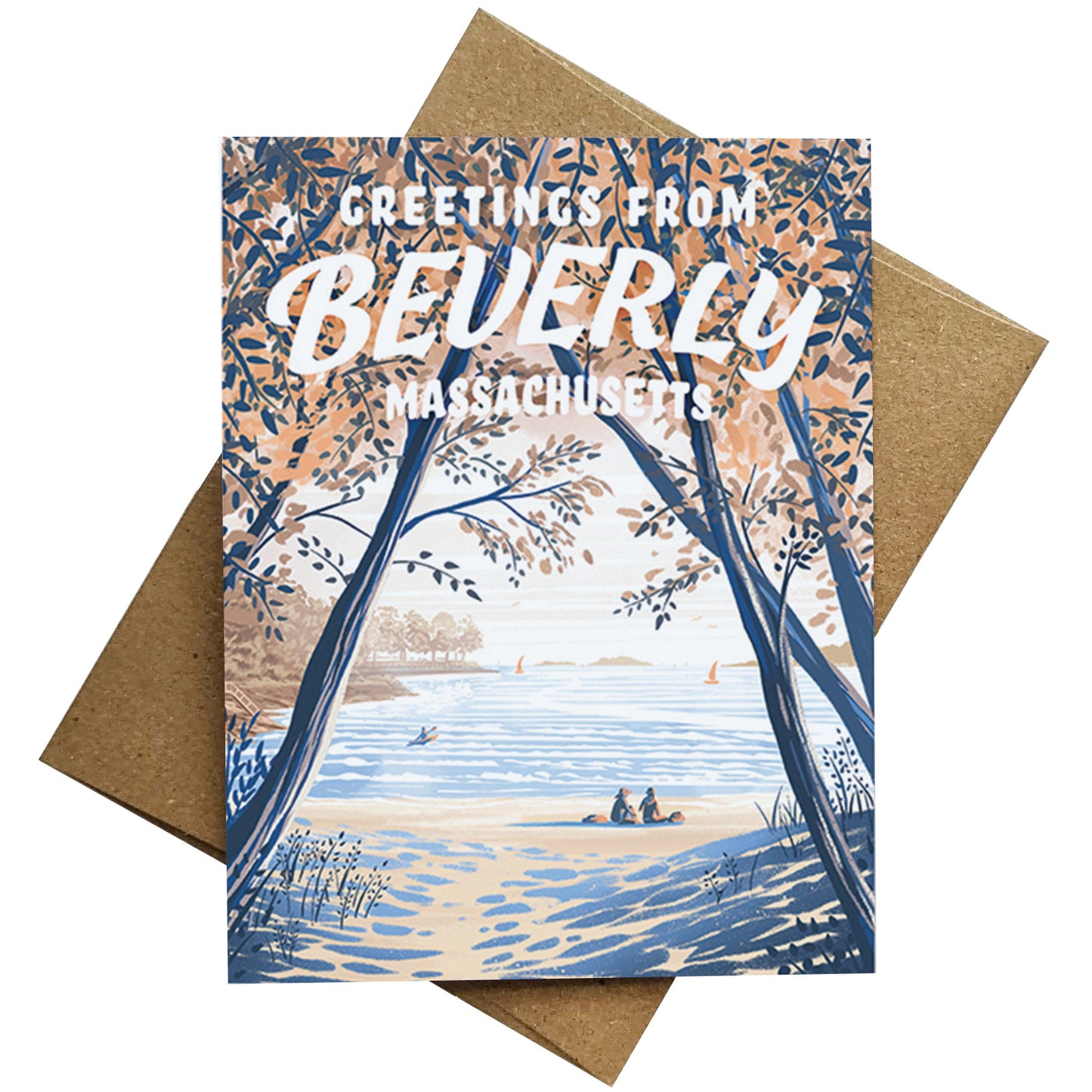 Beverly, Massachusetts Greeting Card