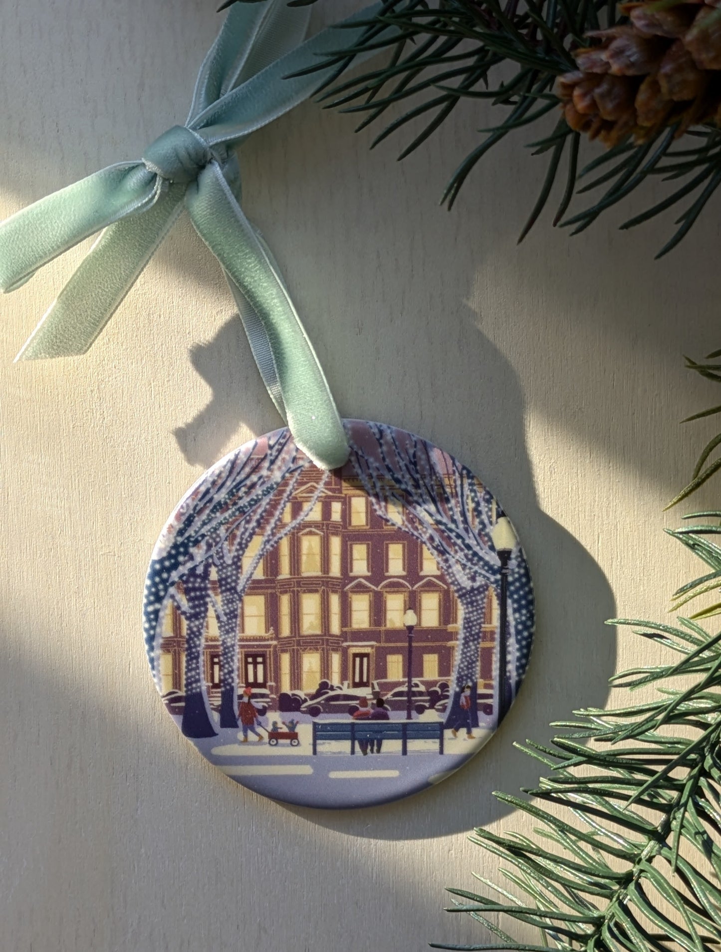 Boston Holiday Ornament (Back Bay)