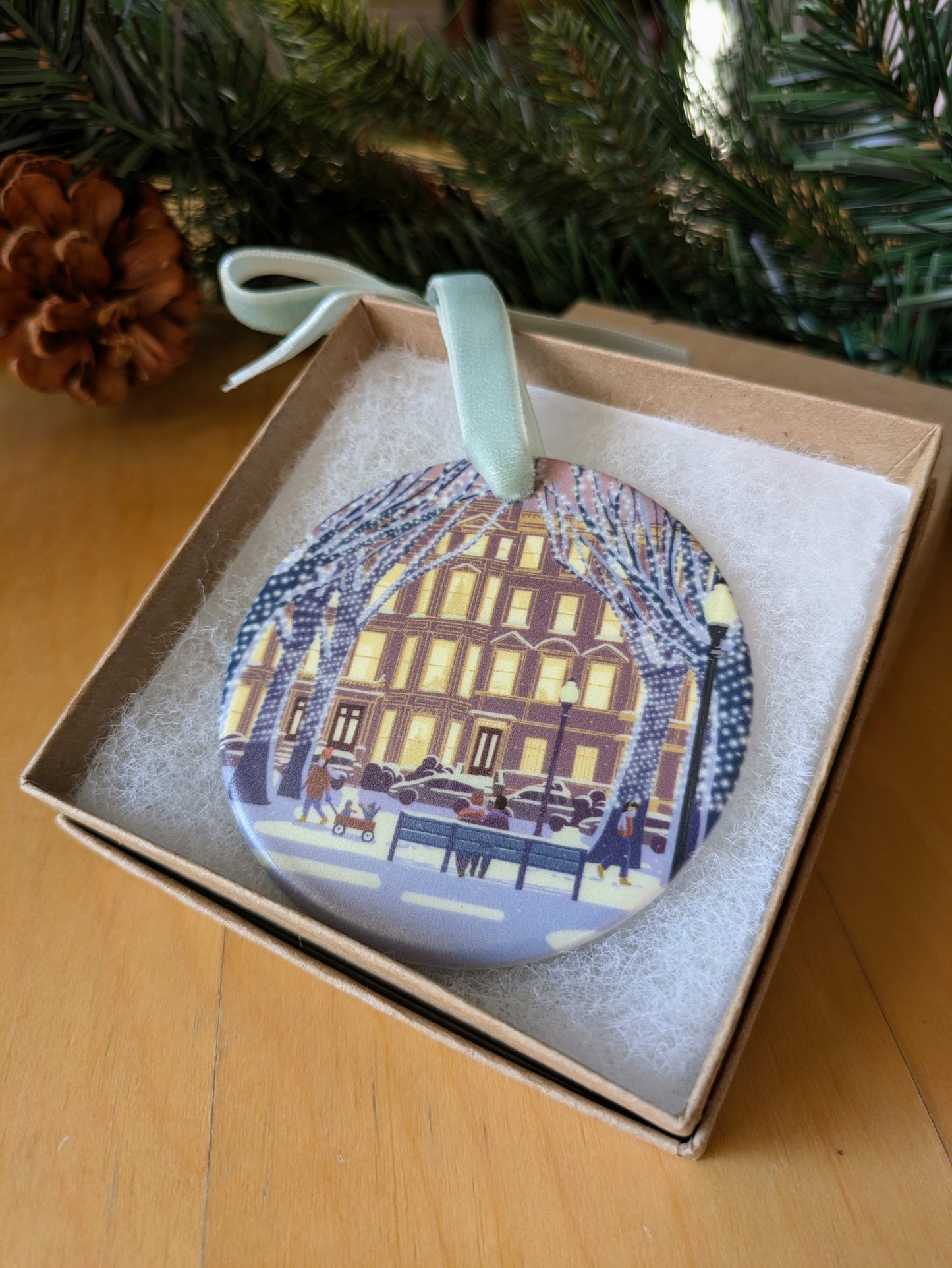 Boston Holiday Ornament (Back Bay)