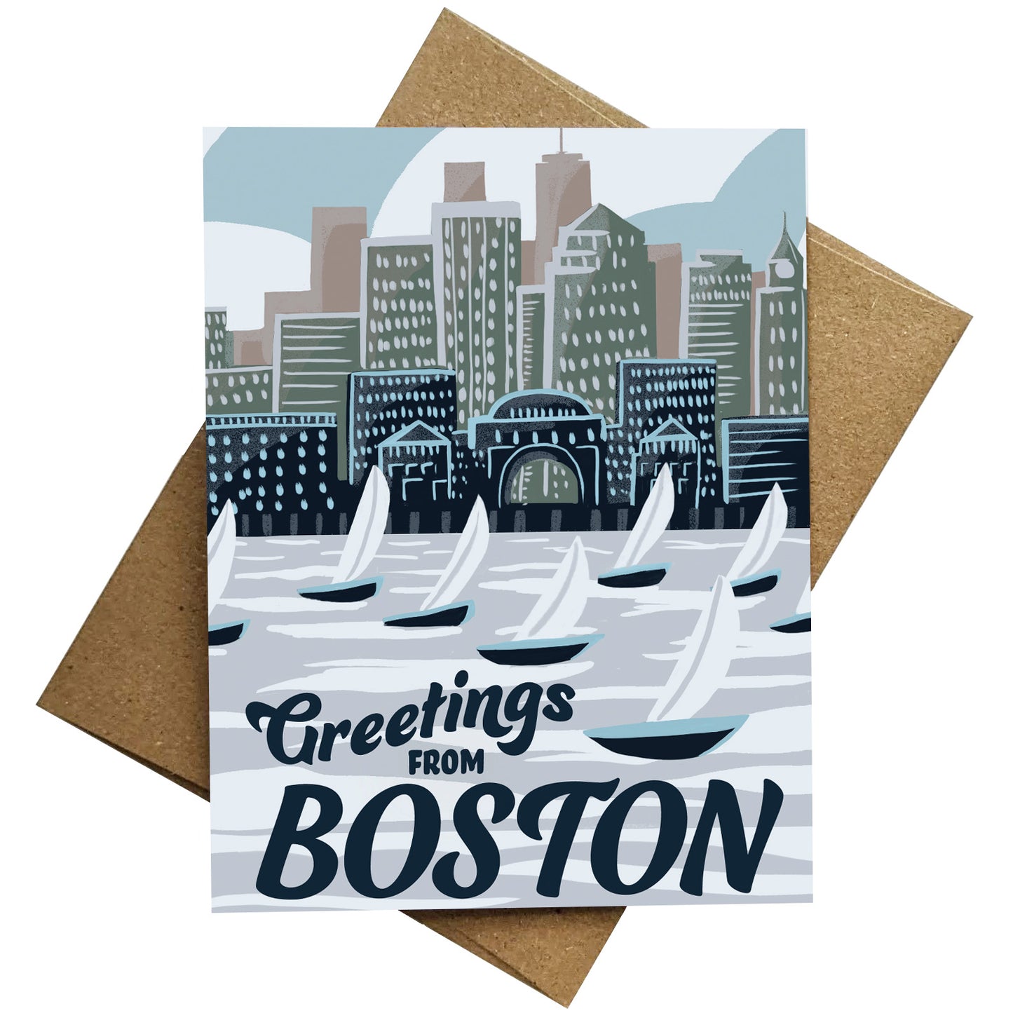 Boston, Massachusetts Greeting Card