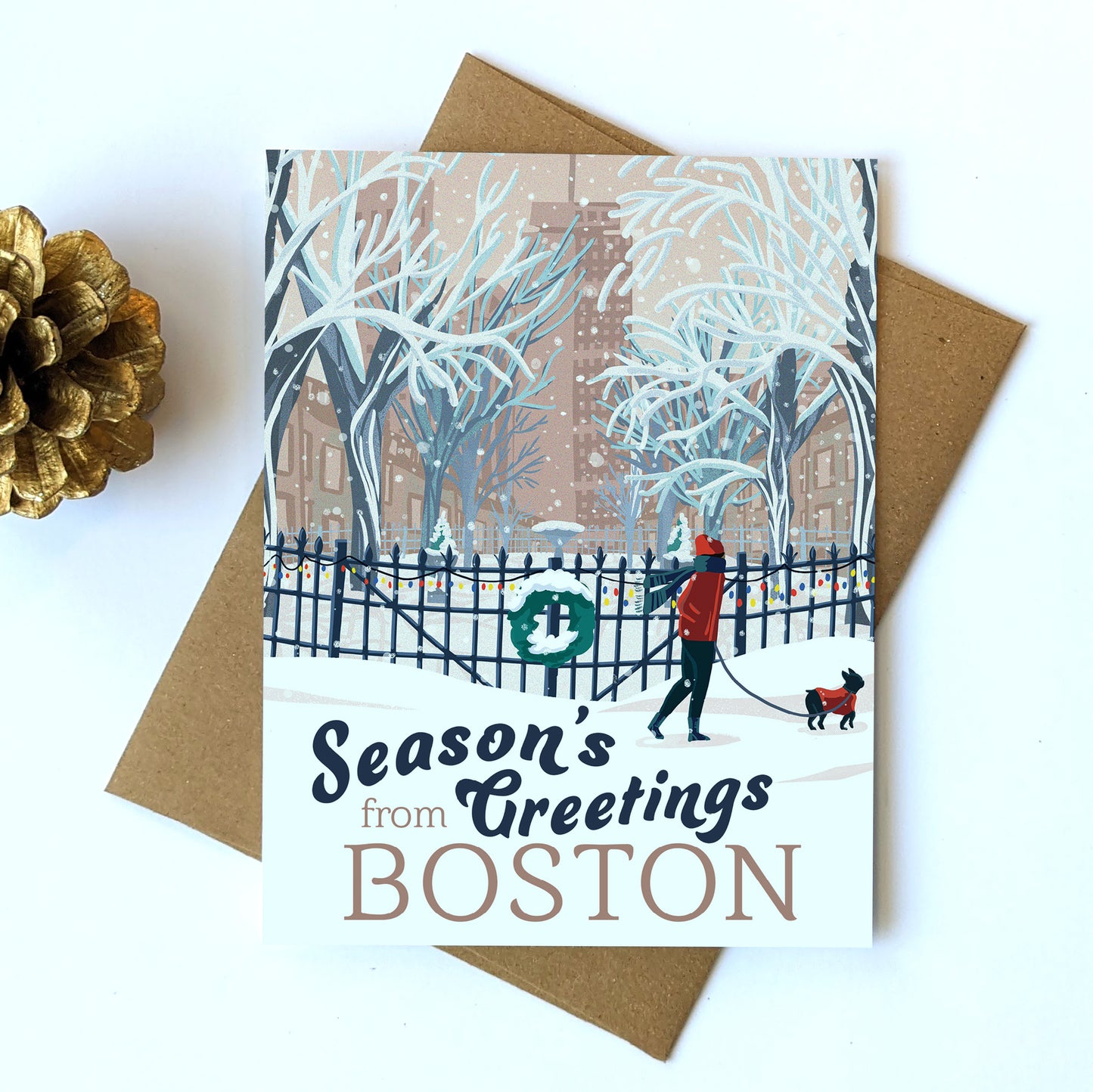 Season's Greetings from Boston Card Set (4 designs)
