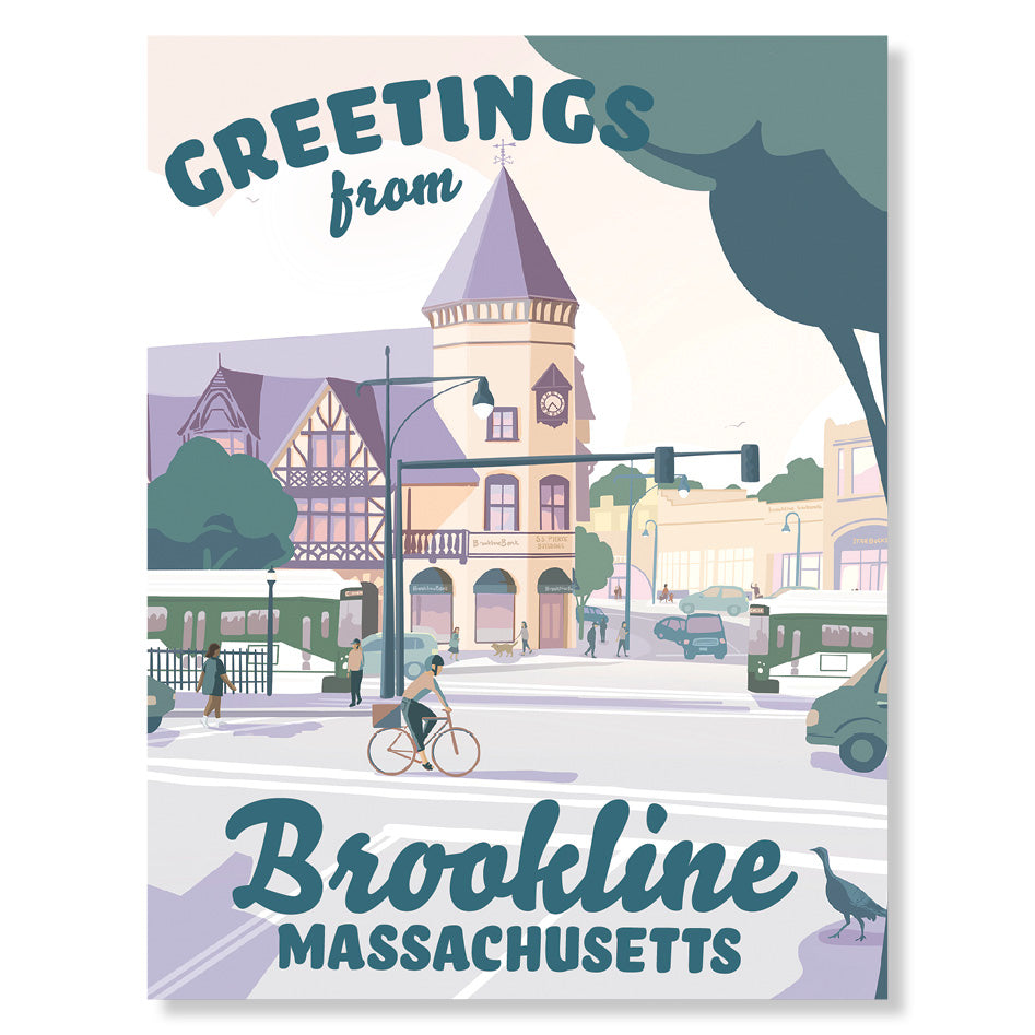 Brookline, Massachusetts Greeting Card