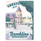 Brookline, Massachusetts Postcard