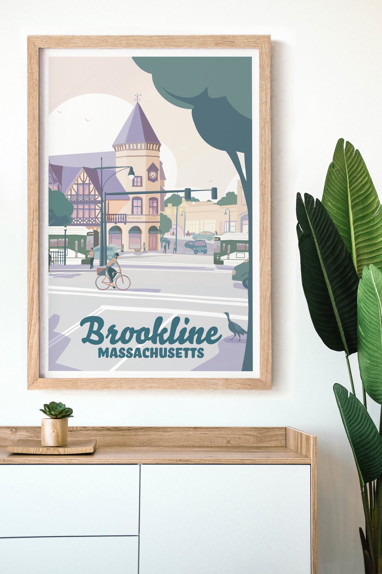 Brookline, Massachusetts Print