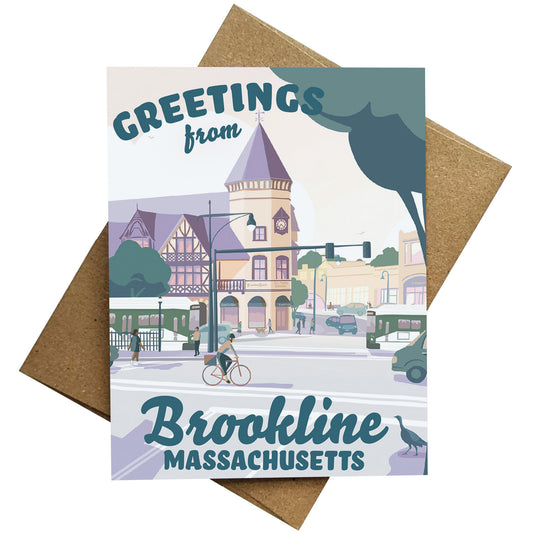 Brookline, Massachusetts Greeting Card