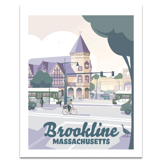 Brookline, Massachusetts Print