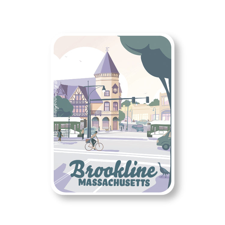 Brookline, Massachusetts Sticker