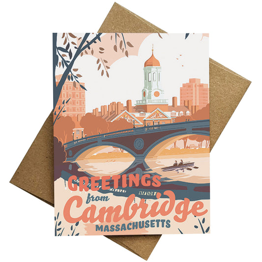 Cambridge, Massachusetts Greeting Card