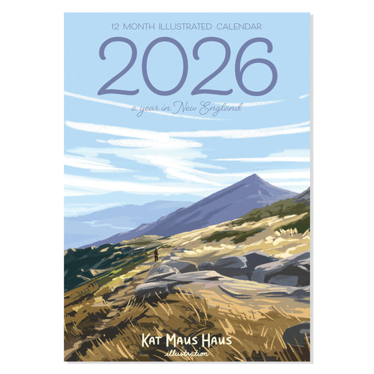 PREORDER: 2026 Desk Calendar, "A Year in New England"