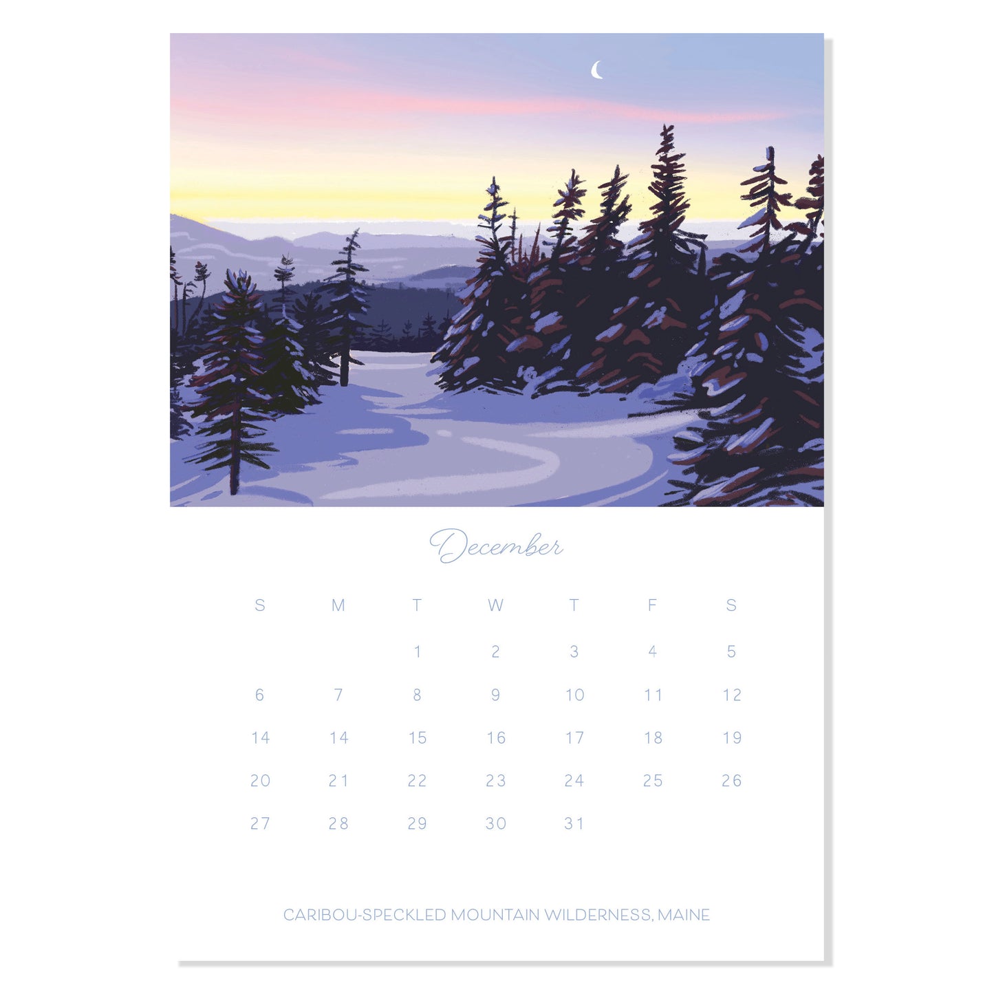 PREORDER: 2026 Desk Calendar, "A Year in New England"
