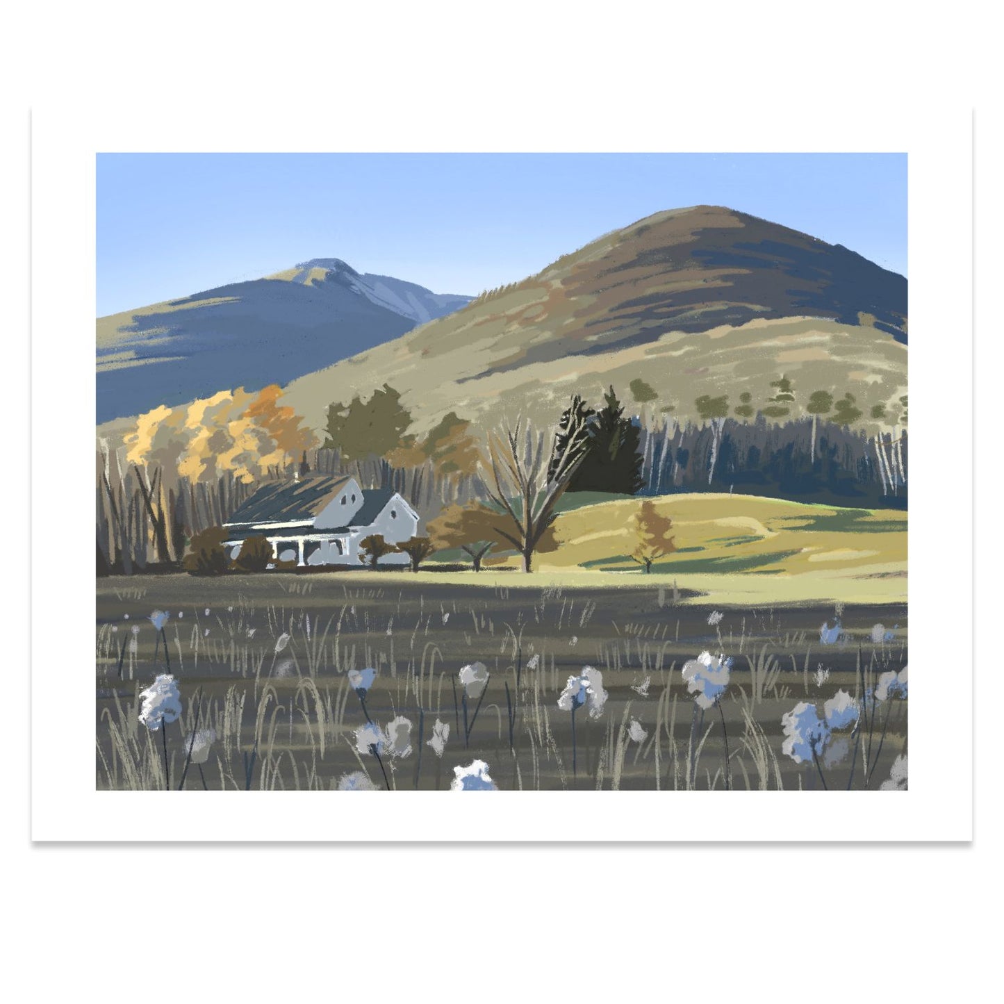 Ferncroft Trailhead, New Hampshire Print