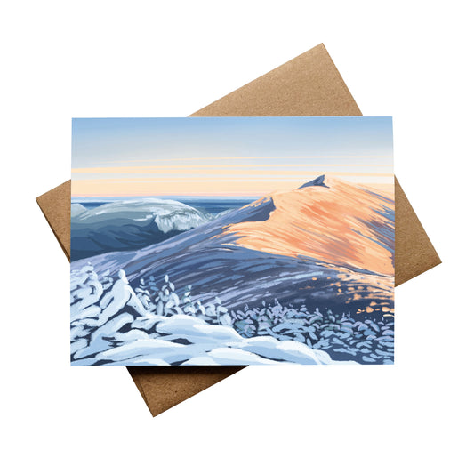 Franconia Ridge, New Hampshire Notecard