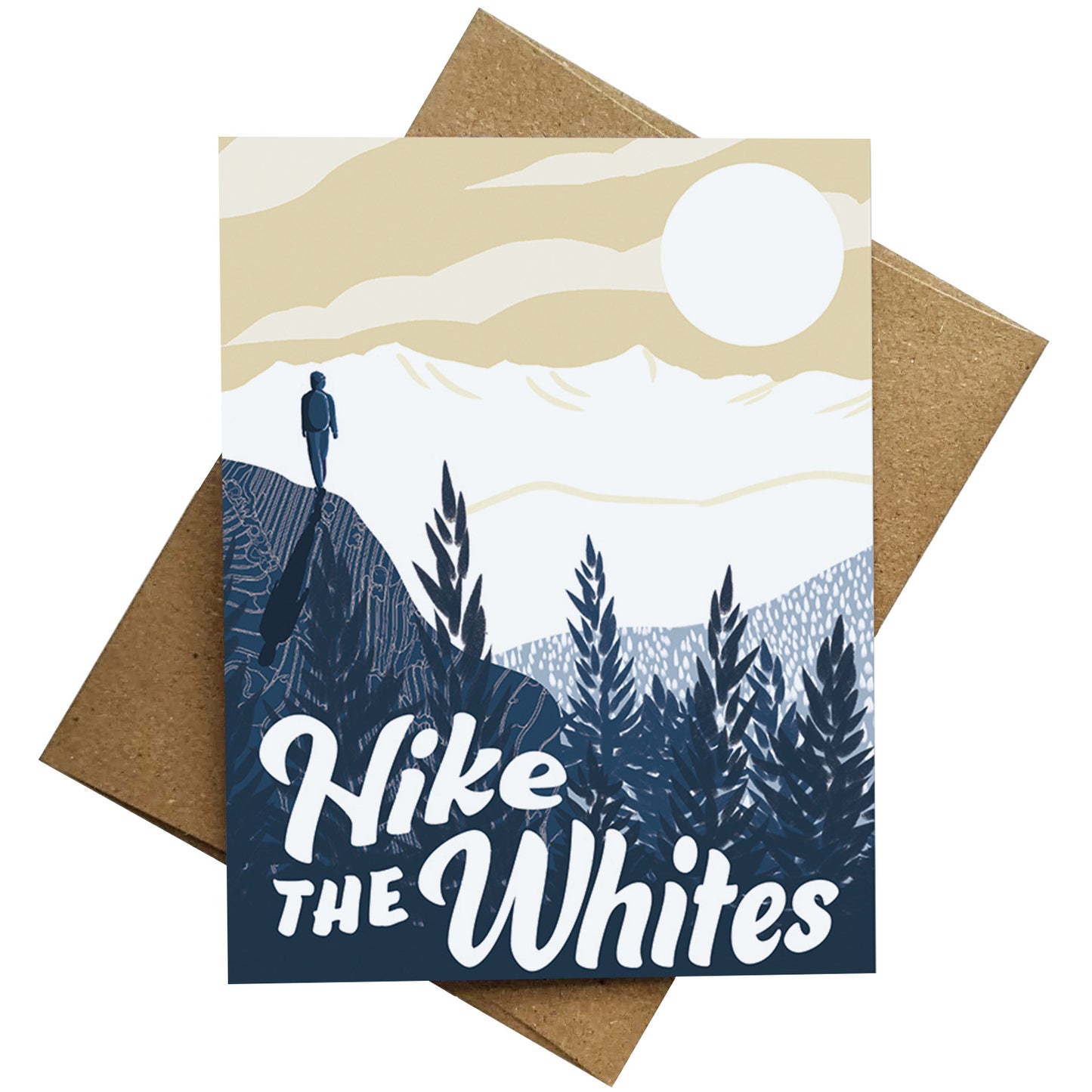 "Hike the Whites" Greeting Card