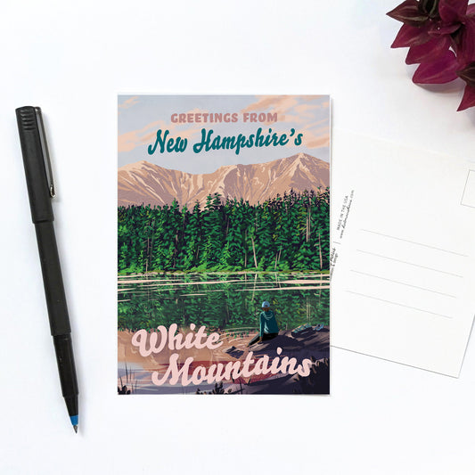 Greetings from NH's White Mountains Postcard
