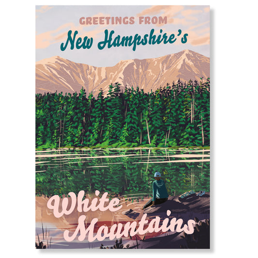 Greetings from NH's White Mountains Postcard