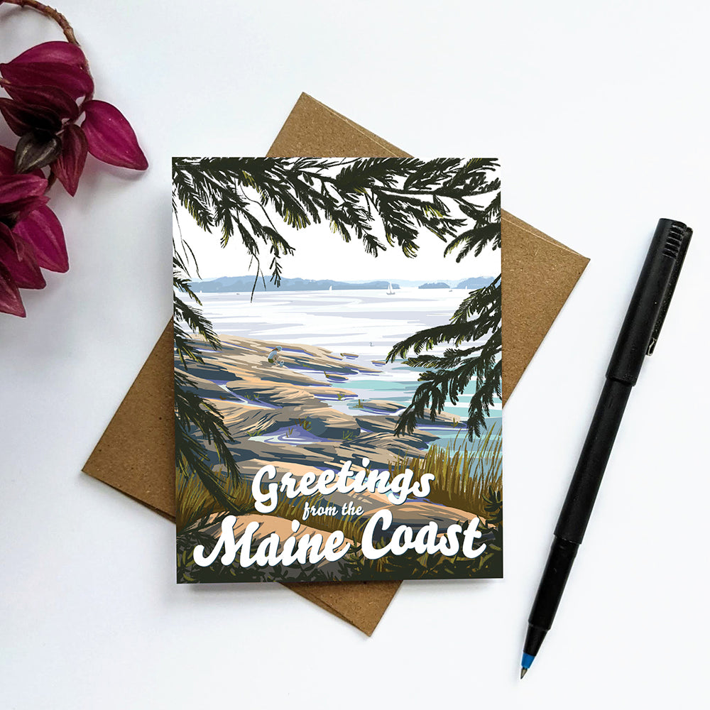 Coastal Maine Greeting Card