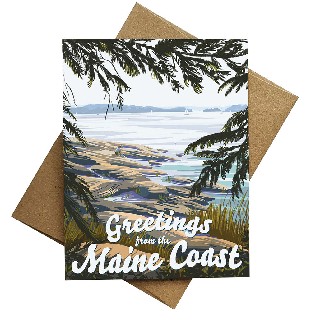 Coastal Maine Greeting Card