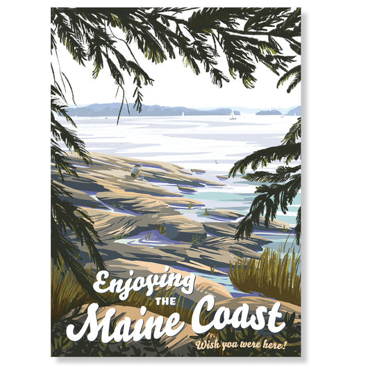 Coastal Maine Postcard