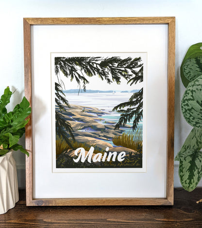 Coastal Maine Print