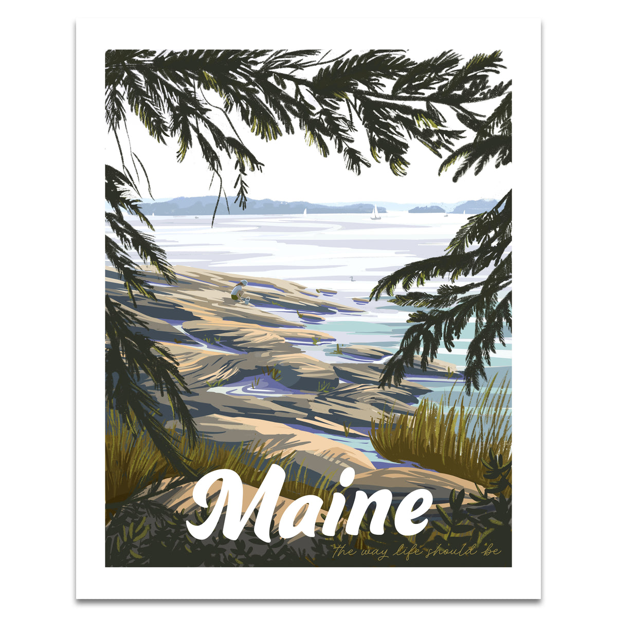 Coastal Maine Print