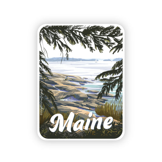 Coastal Maine Sticker