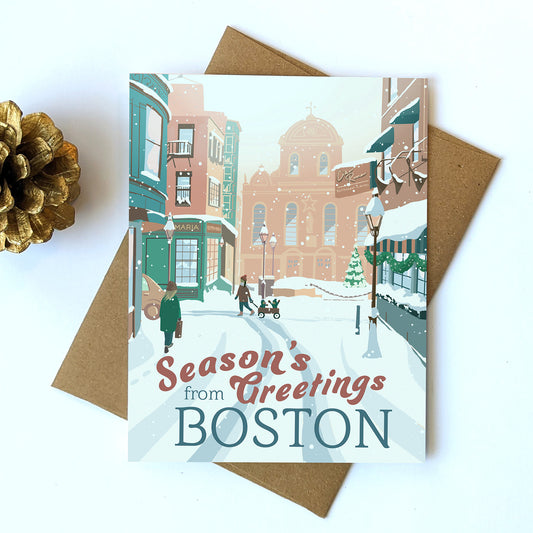 Season's Greetings from Boston Card Set (4 designs)