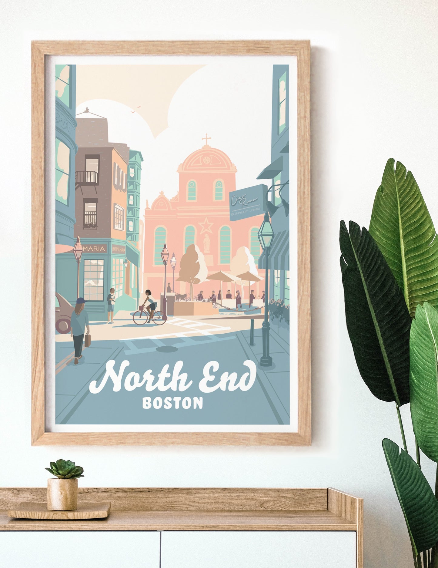 North End, Boston Print