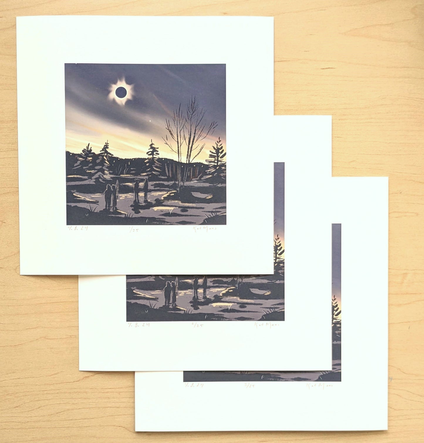 Limited Edition Print: 4.8.24 Eclipse