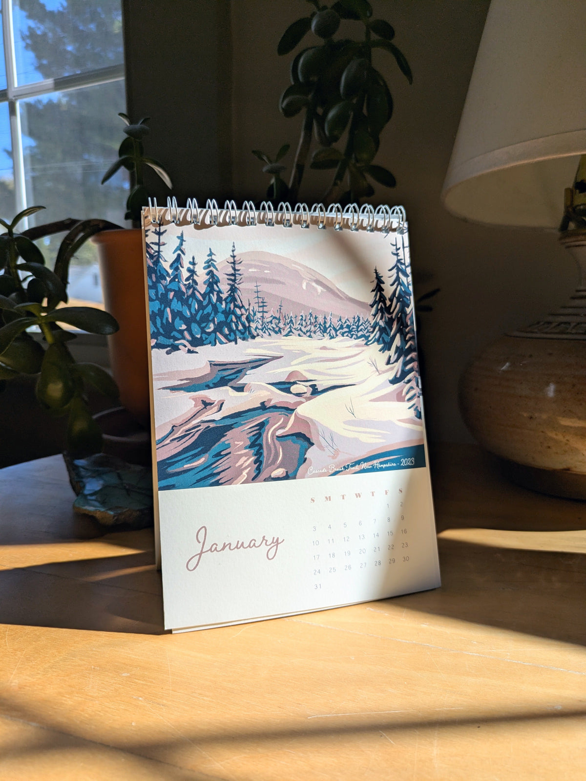 2027 Desk Calendar, "A Year in New England"