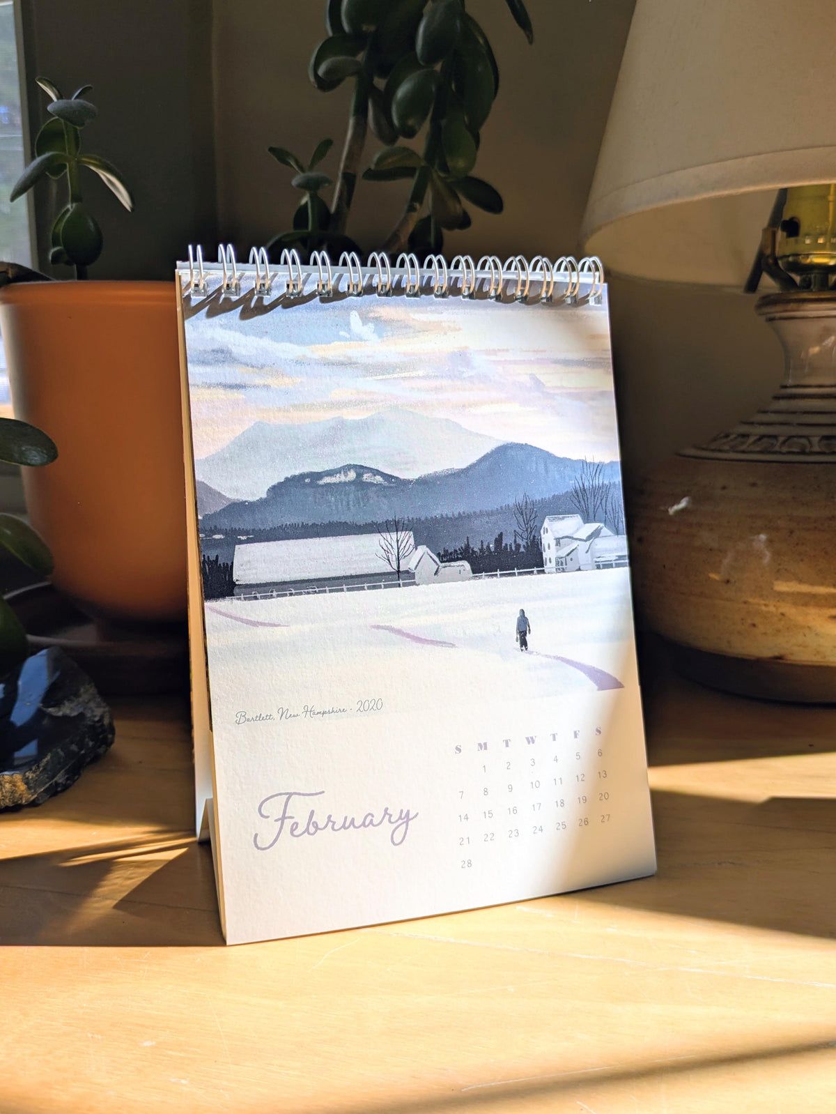 2027 Desk Calendar, "A Year in New England"
