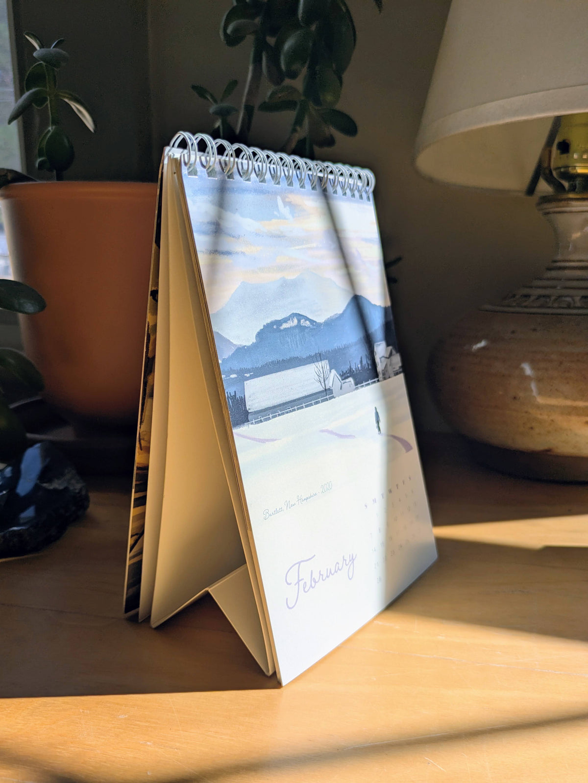 2027 Desk Calendar, "A Year in New England"