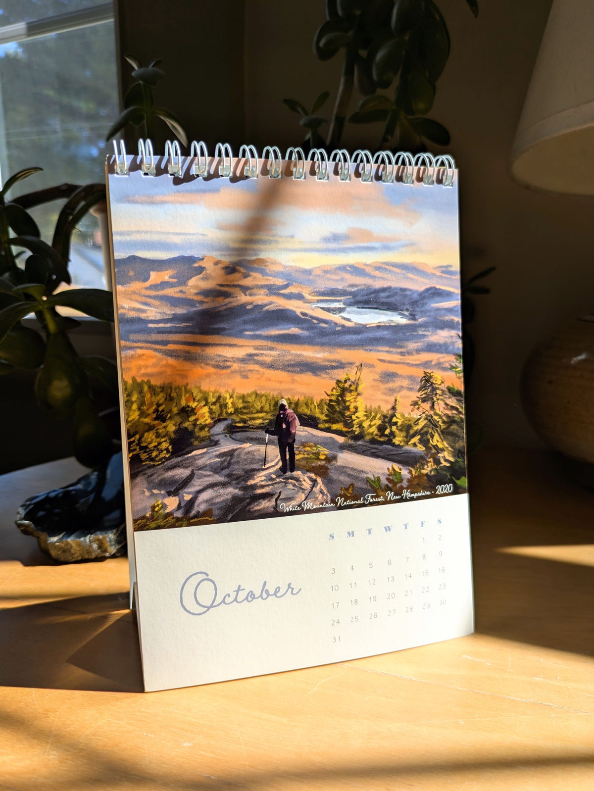 2027 Desk Calendar, "A Year in New England"
