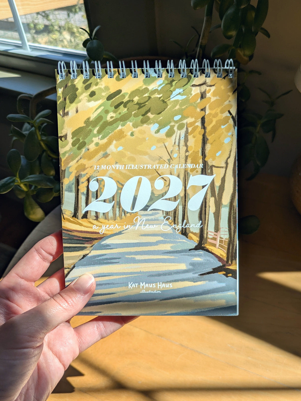 2027 Desk Calendar, "A Year in New England"