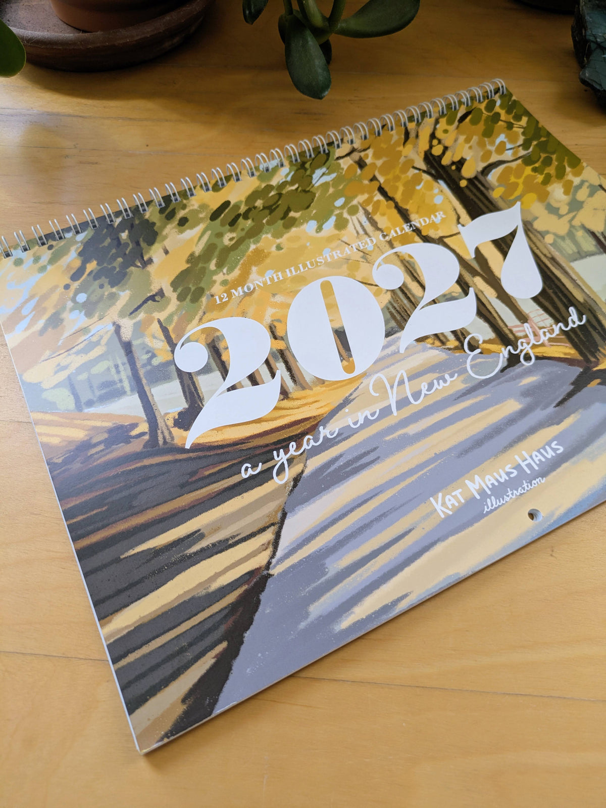 2027 Wall Calendar, "A Year in New England"