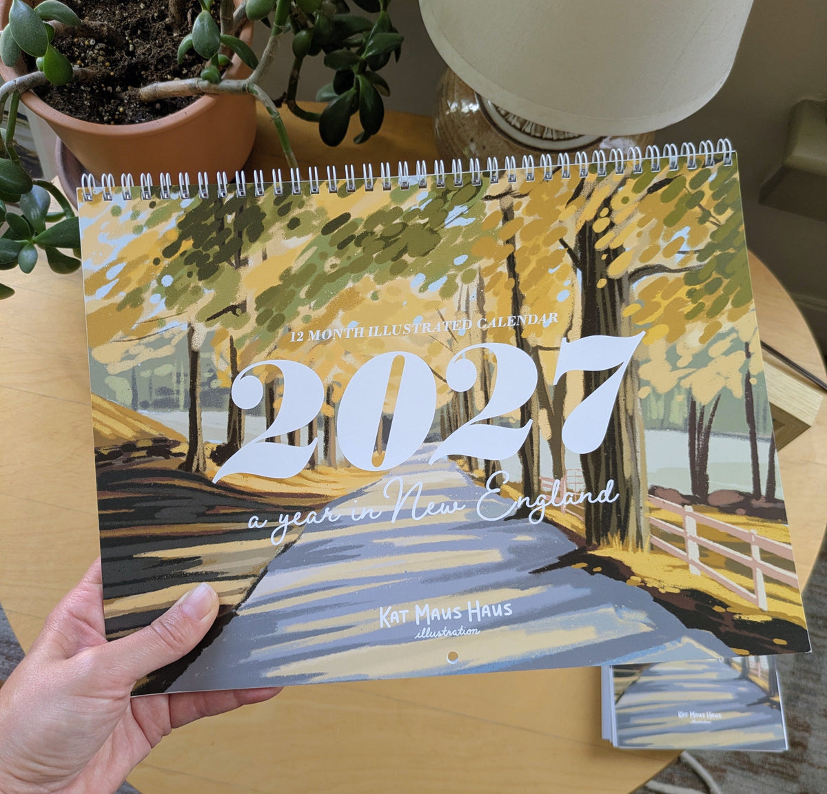 2027 Wall Calendar, "A Year in New England"