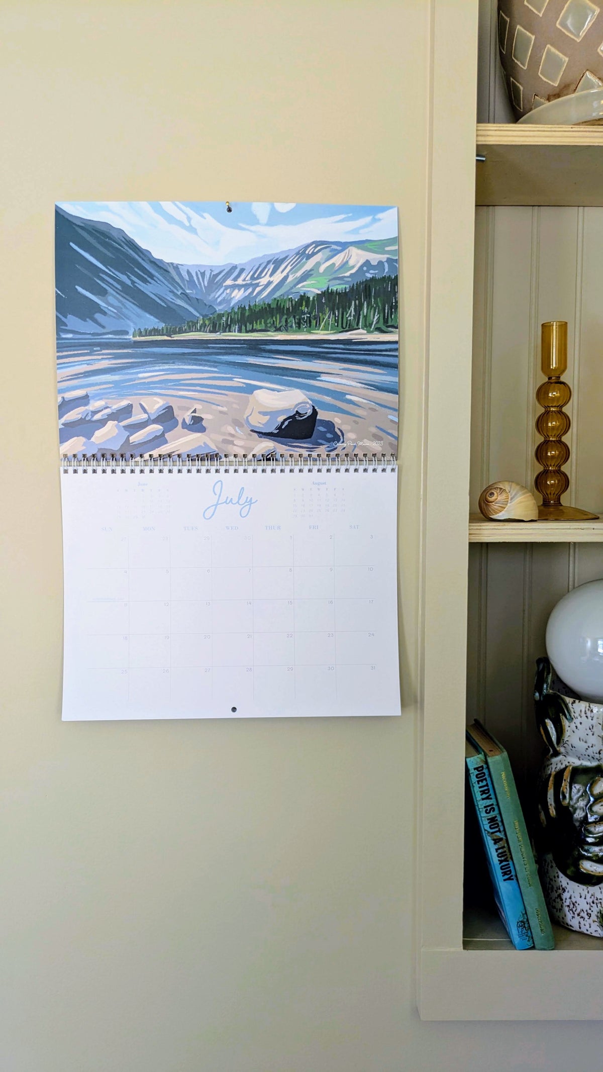 2027 Wall Calendar, "A Year in New England"