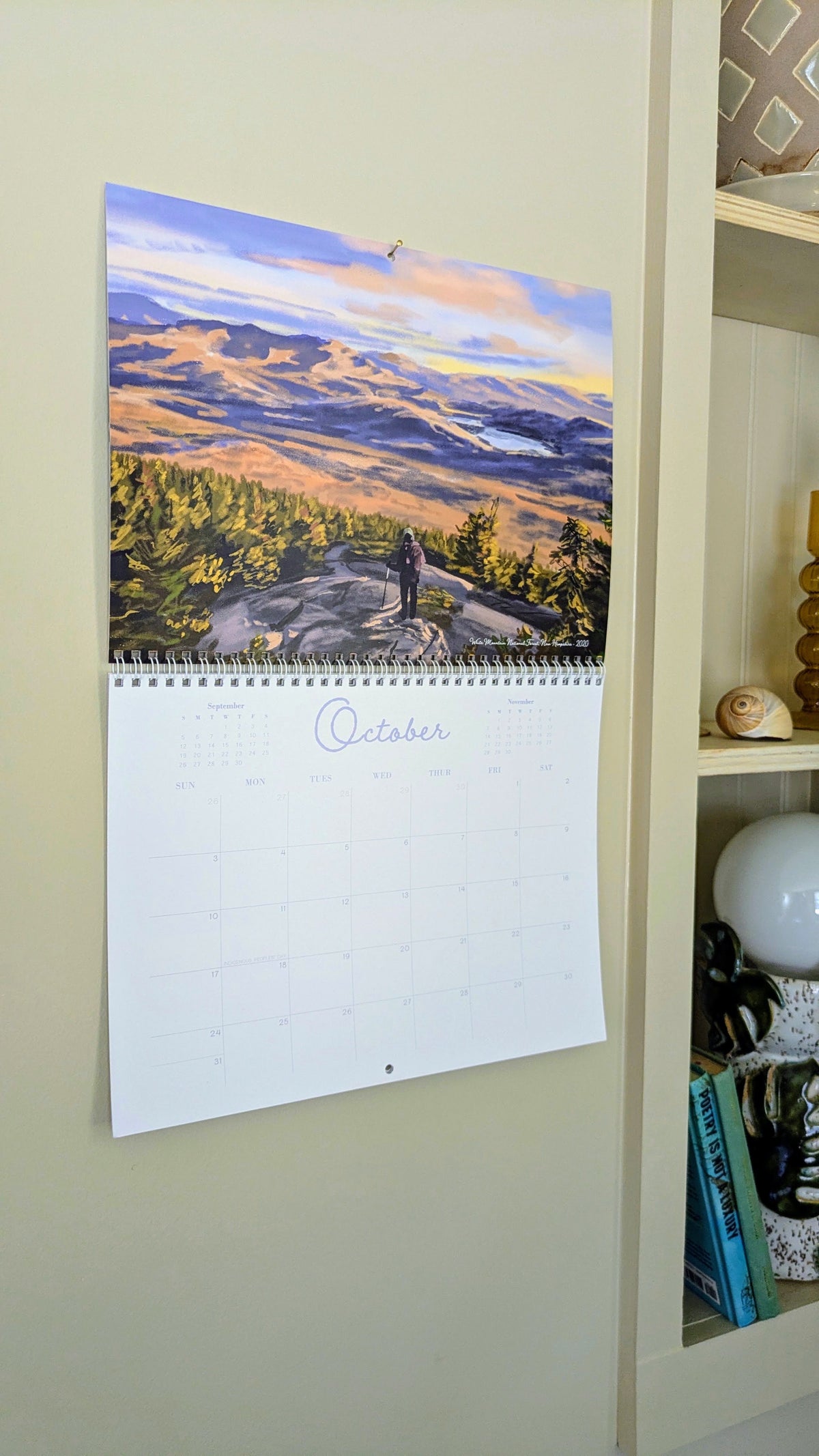 2027 Wall Calendar, "A Year in New England"