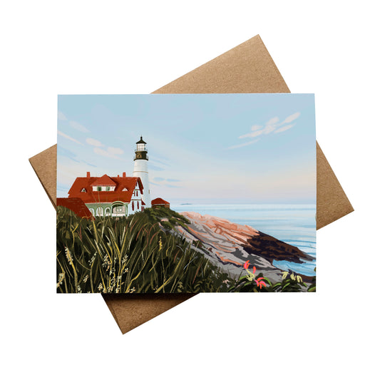 Portland Head Light, Maine Notecard