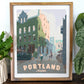 Portland, Maine (Wharf St) Print