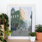 Portland, Maine (Wharf St) Print